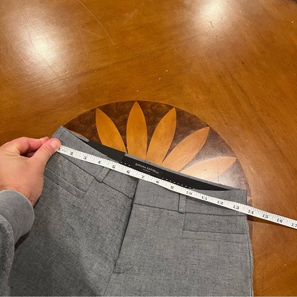 SOLD Banana Republic Petite Skinny Sloan Pant Dark Gray 0P Mid-Rise Bi-Stretch - Picture 14 of 16